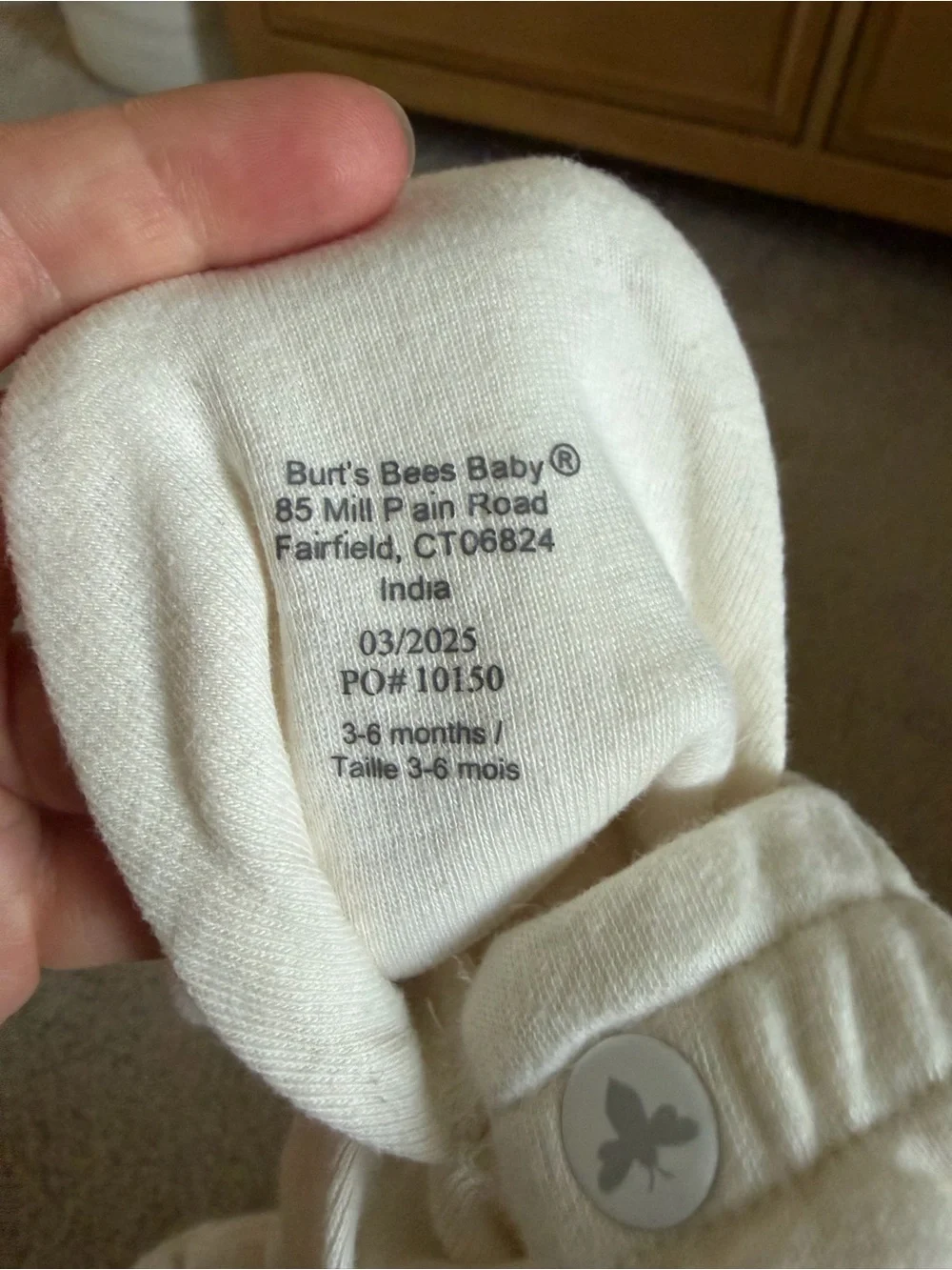 Burts Bees Baby one pair